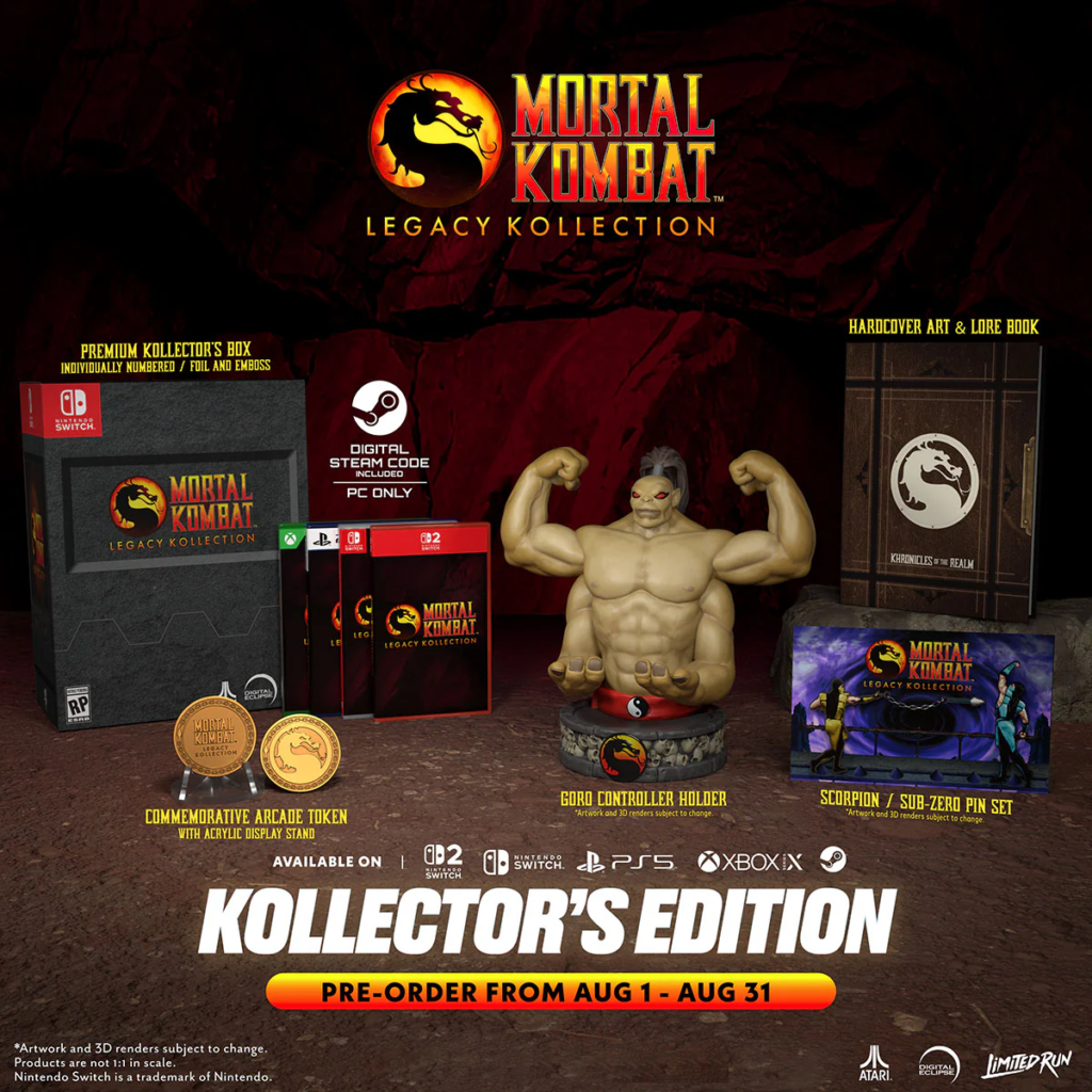 Mortal Kombat Legacy Kollection Items